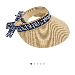 Brand new with tags Sea & Grass visor with tie back.